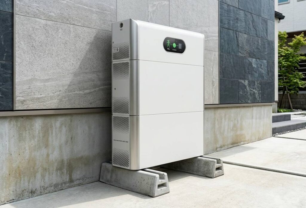 住宅の設置している家庭用蓄電池