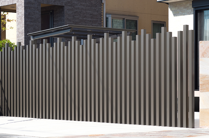 戸建て住宅の門の外観